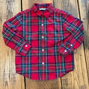 Janie & Jack boys holiday dress shirt